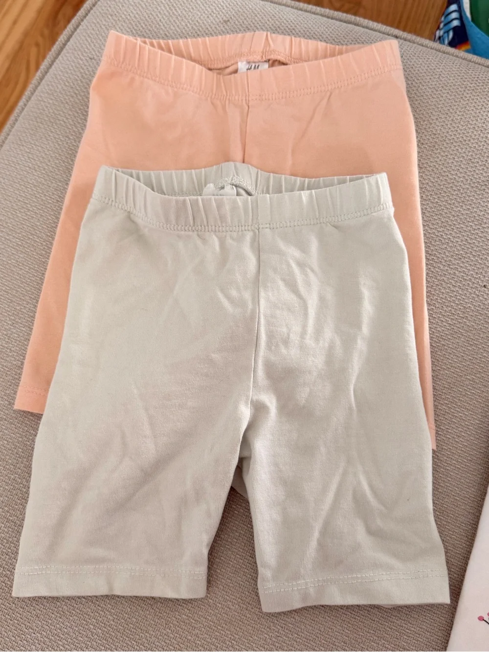 H&M Pastel Girls Shorts Set - Blush Pink, White, Mint, Peach